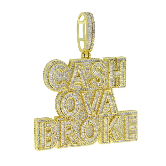 Baguette Cash Ova Broke Pendant